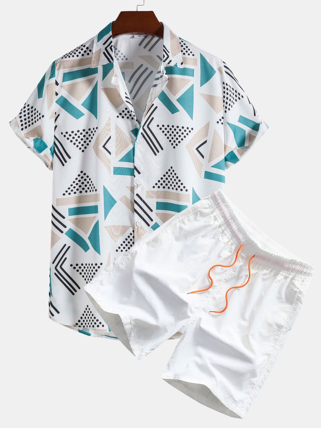 Geometrisches Hemd Badeshorts Set von Heidi München – Ansicht 3