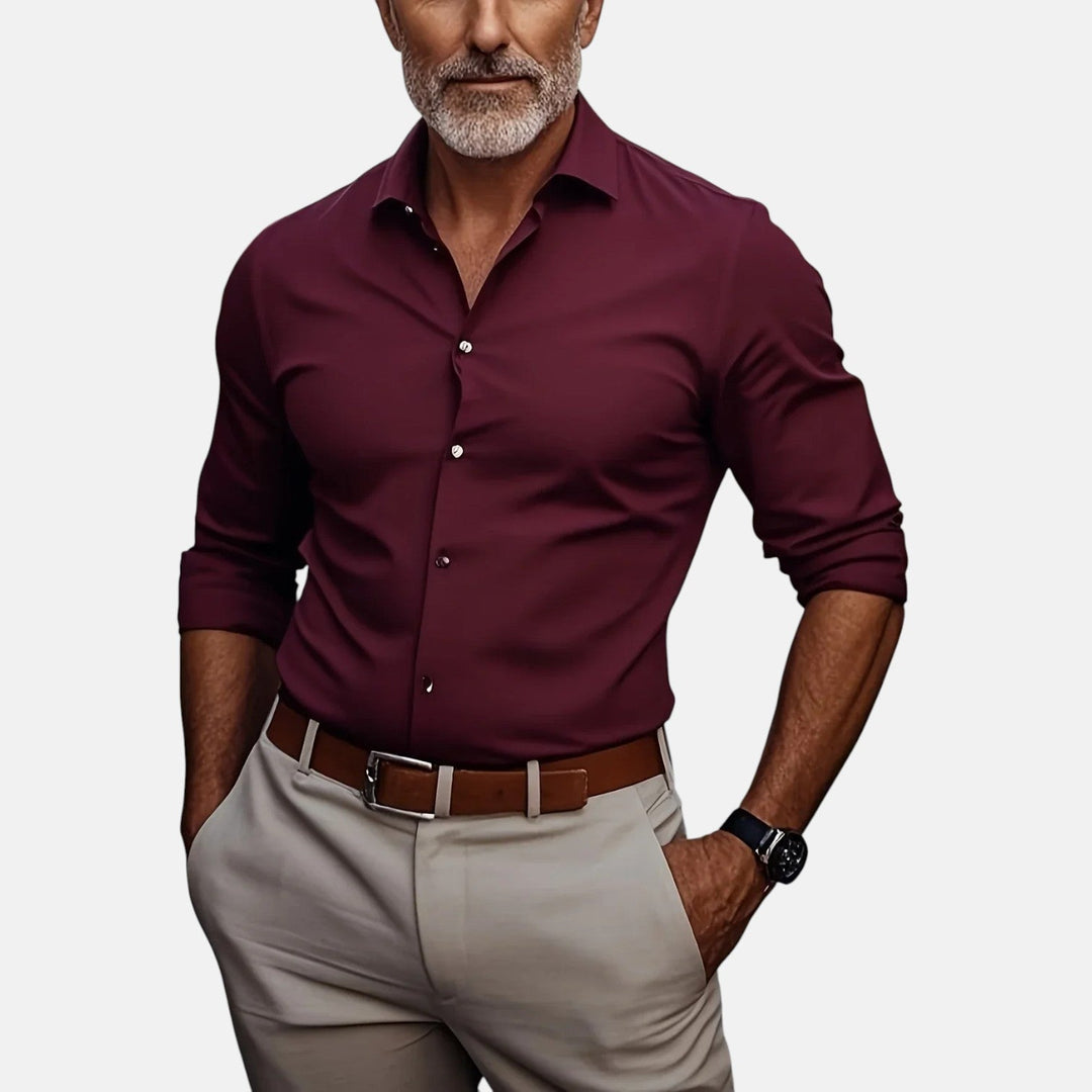 Herren Businesshemd Slim Fit Knitterfrei – Heidi München