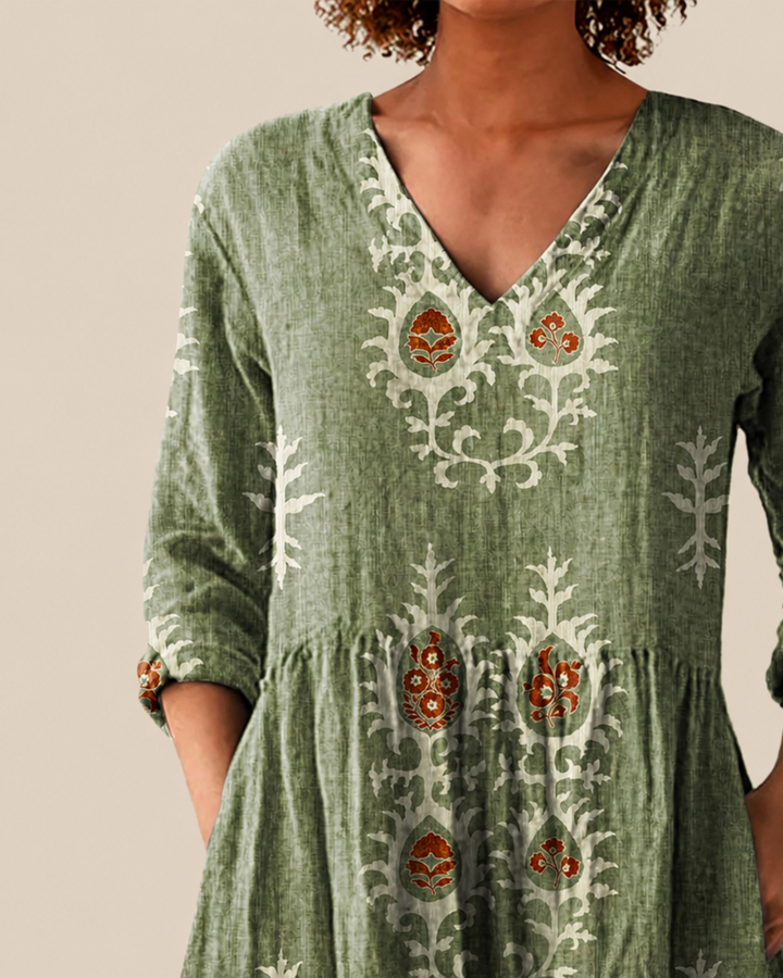 Blair lange Damenbluse mit Muster
