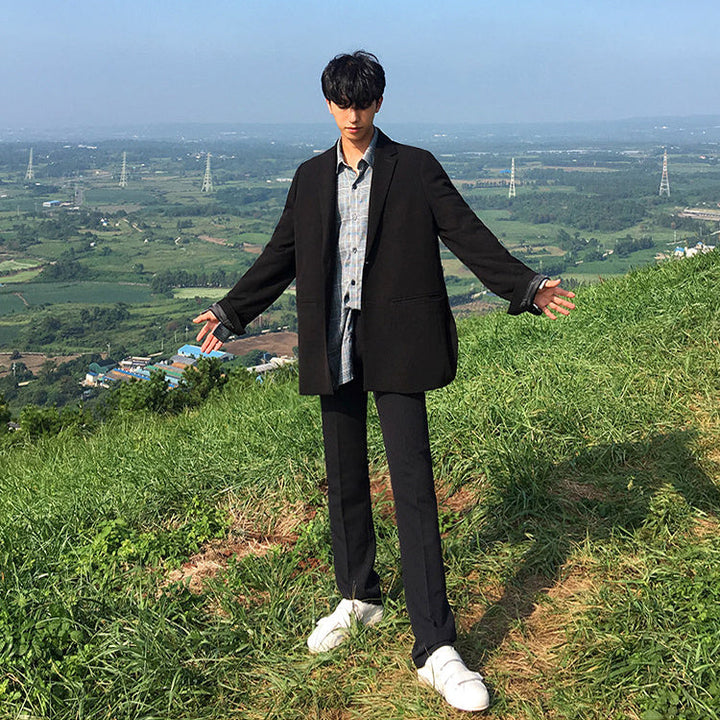 Herren Stoffhose im koreanischen Stil – Heidi München