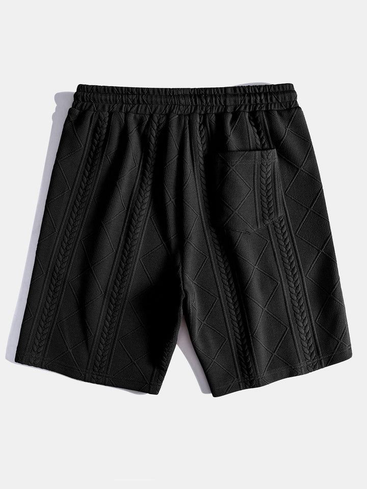Jacquard T-Shirt Shorts Set Geometrisch von Heidi München – Ansicht 21