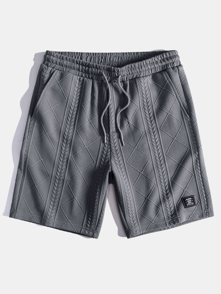 Jacquard T-Shirt Shorts Set Geometrisch von Heidi München – Ansicht 23