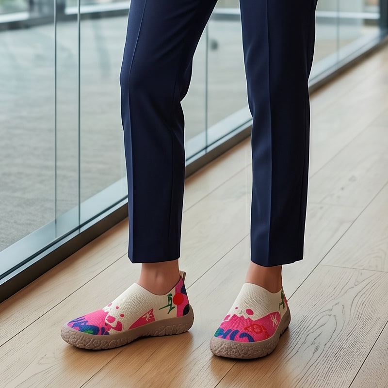 Slip-on Sneaker mit Blumenmuster von Heidi München – Ansicht 4