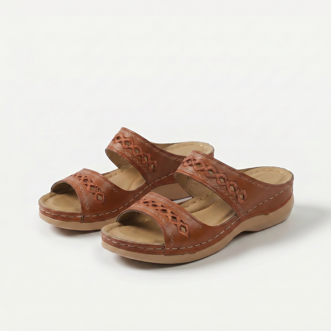 Gepolsterte Orthopädische Sandalen von Heidi München – Ansicht 3