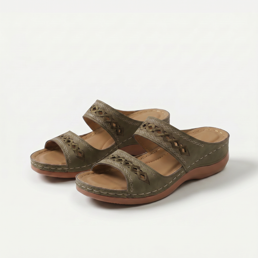Gepolsterte Orthopädische Sandalen von Heidi München – Ansicht 4