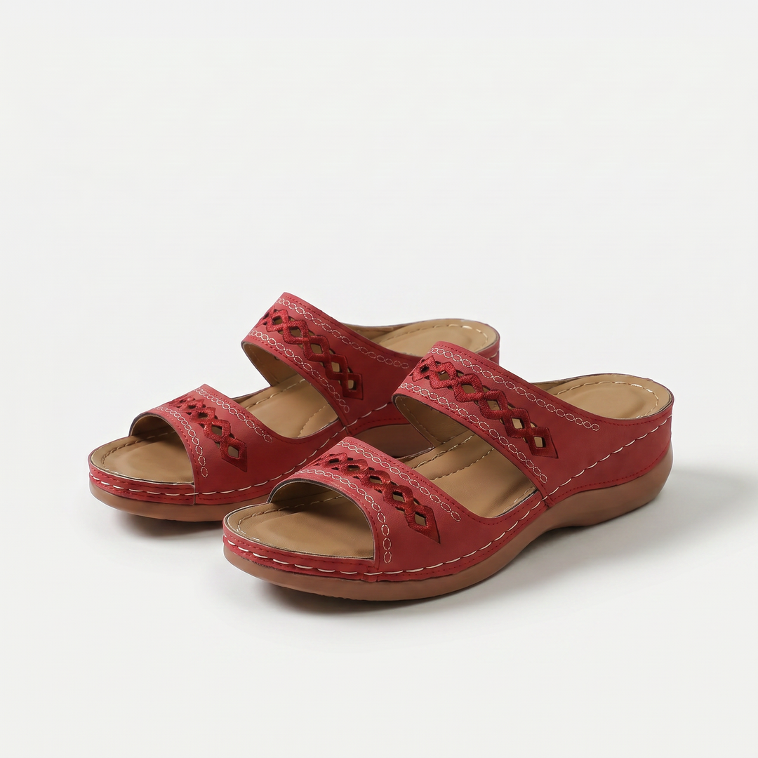 Gepolsterte Orthopädische Sandalen von Heidi München – Ansicht 1