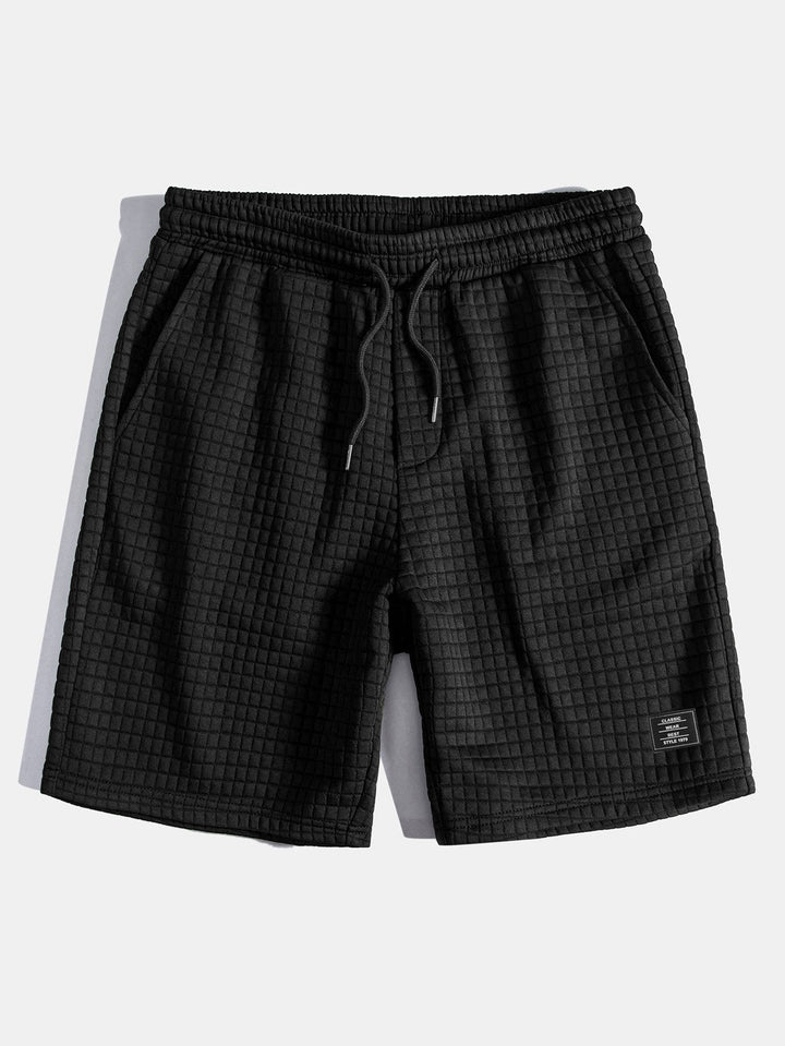 Waffel T-Shirt Shorts Set Herren von Heidi München – Ansicht 7