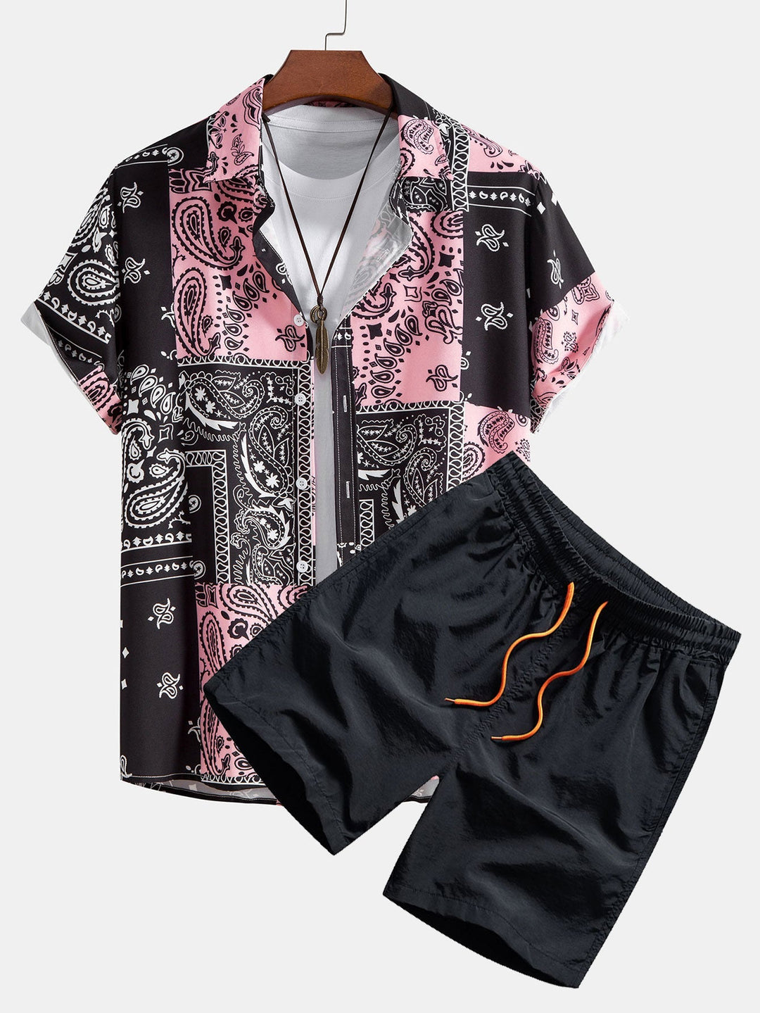 Paisley Hemd Badeshorts Set von Heidi München – Ansicht 3