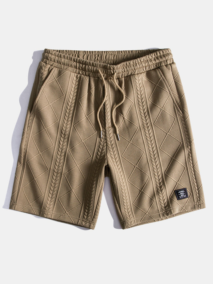Jacquard T-Shirt Shorts Set Geometrisch von Heidi München – Ansicht 22