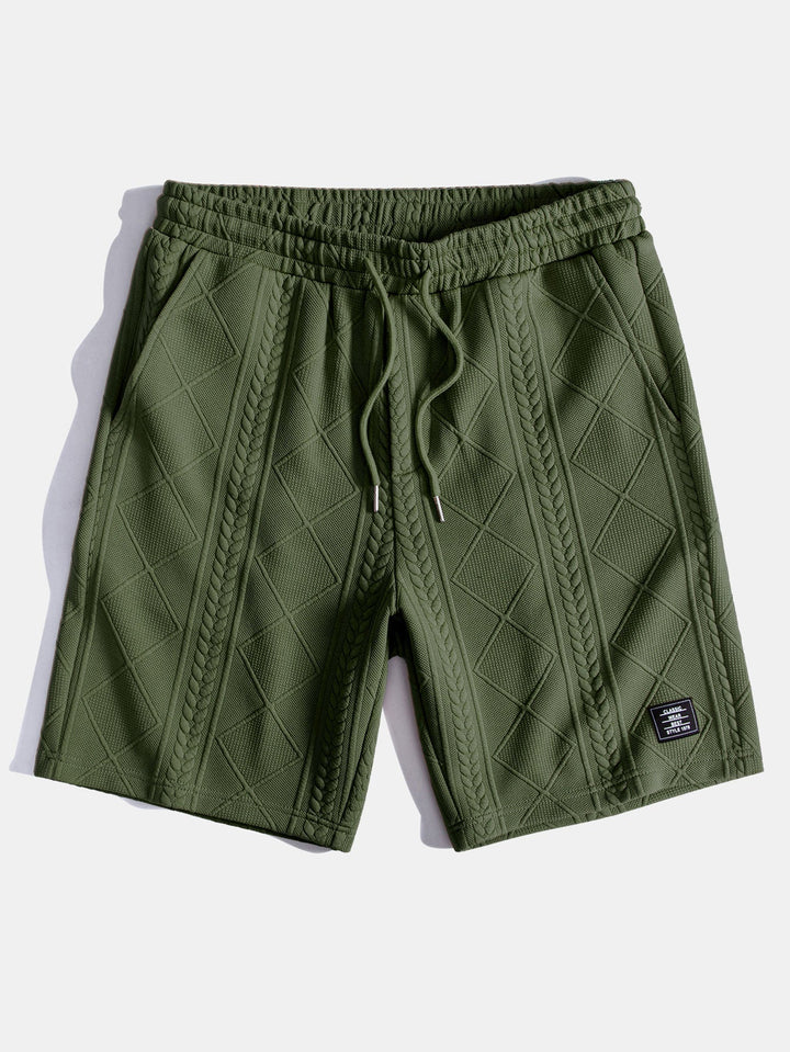 Jacquard T-Shirt Shorts Set Geometrisch von Heidi München – Ansicht 24