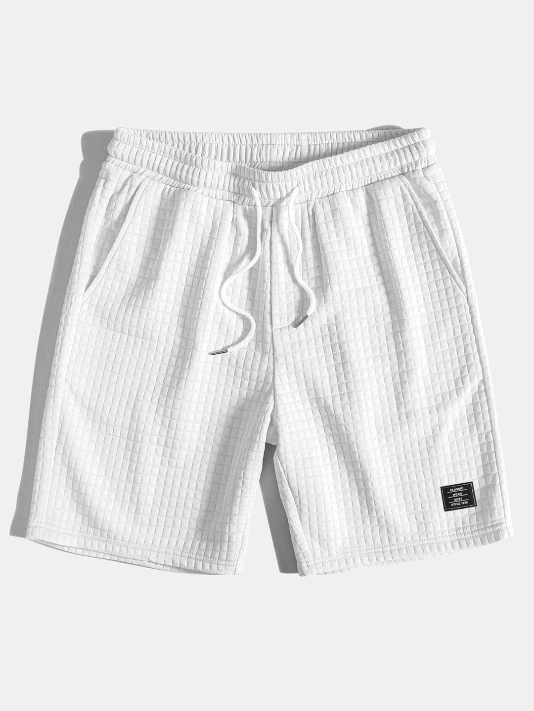 Waffel T-Shirt Shorts Set Herren von Heidi München – Ansicht 11