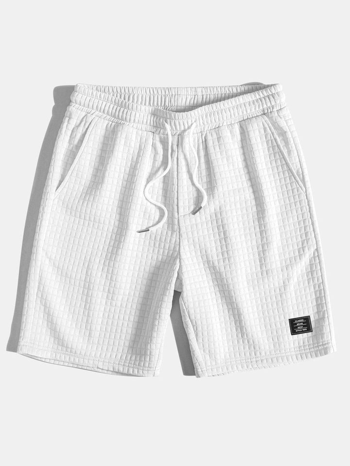 Waffel T-Shirt Shorts Set Herren von Heidi München – Ansicht 11