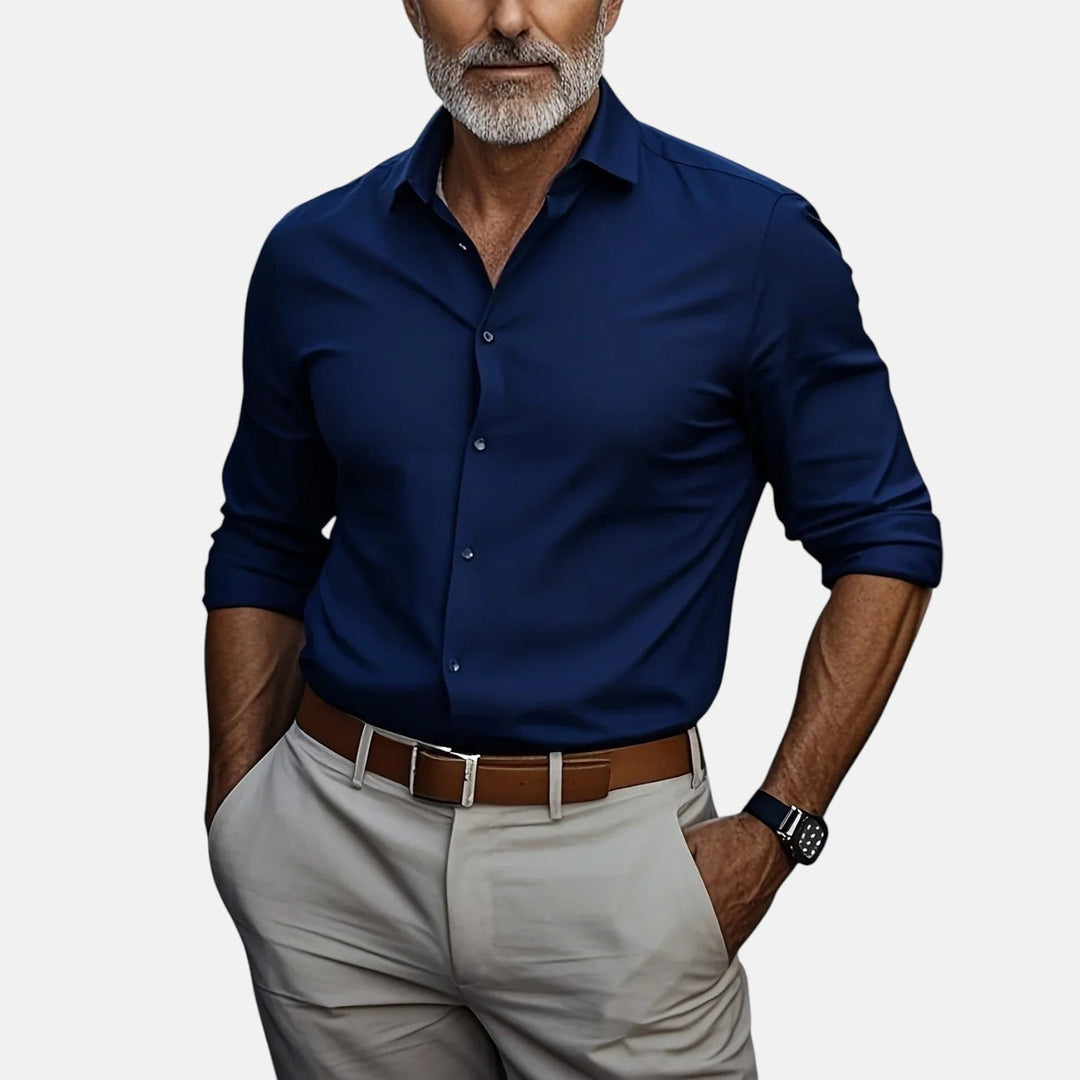 Herren Businesshemd Slim Fit Knitterfrei – Heidi München