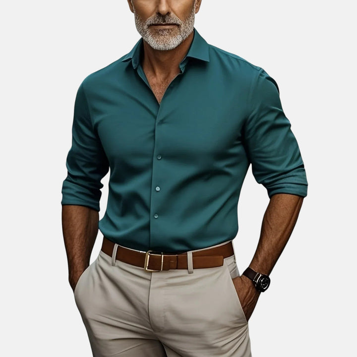 Herren Businesshemd Slim Fit Knitterfrei – Heidi München