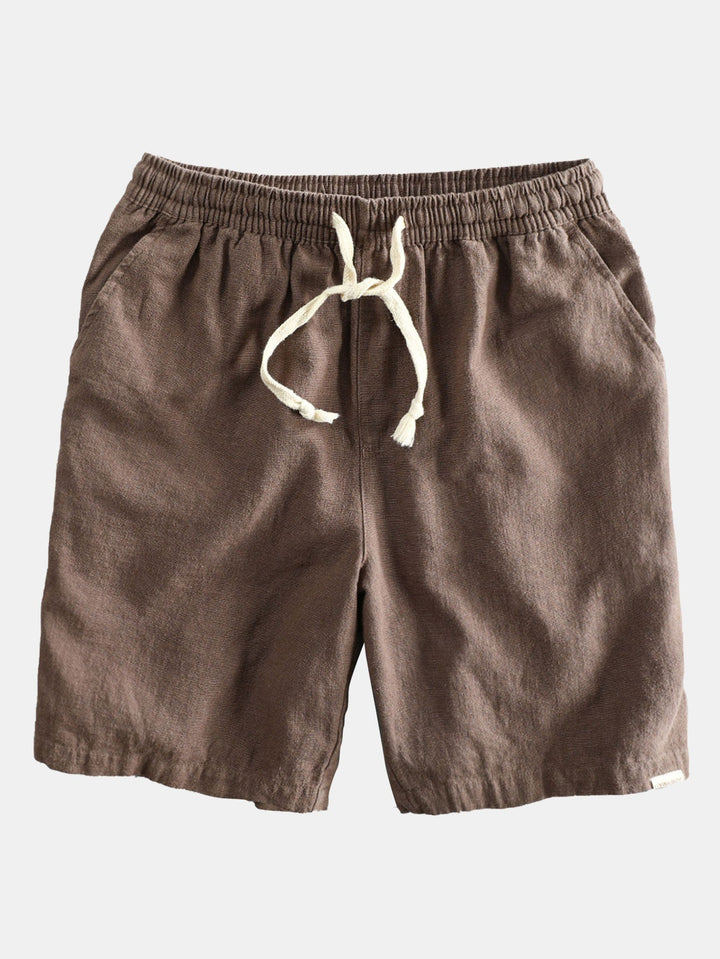 Leinen Viskose Hemd Shorts Set Herren von Heidi München – Ansicht 13