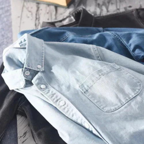 Herren Premium Denimhemd – Heidi München