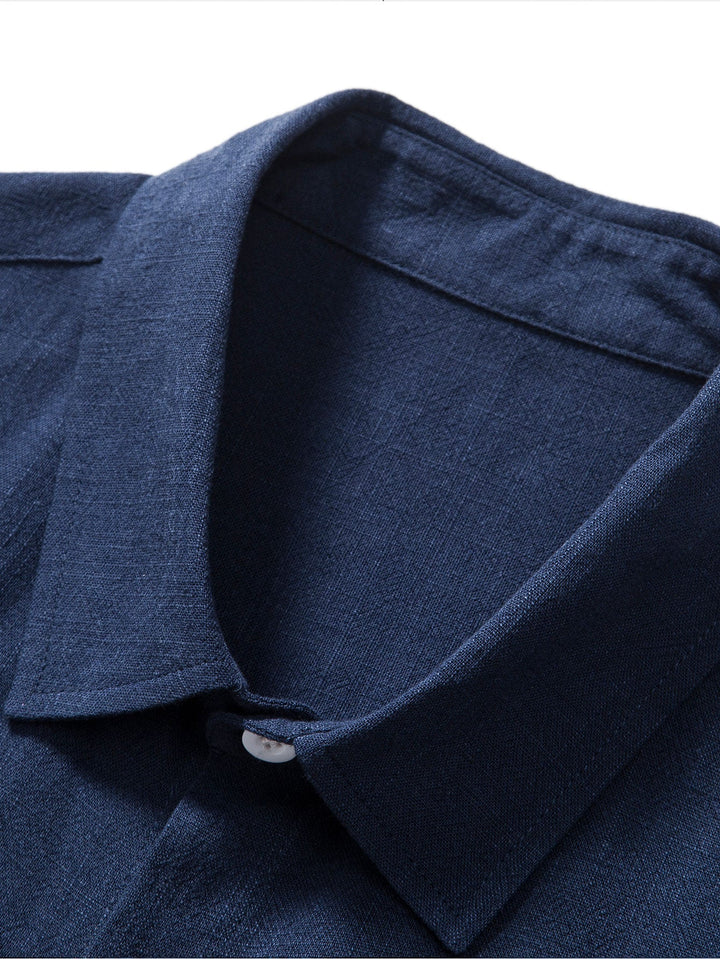 Leinen Viskose Hemd Shorts Set Herren von Heidi München – Ansicht 11