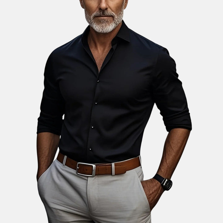 Herren Businesshemd Slim Fit Knitterfrei – Heidi München