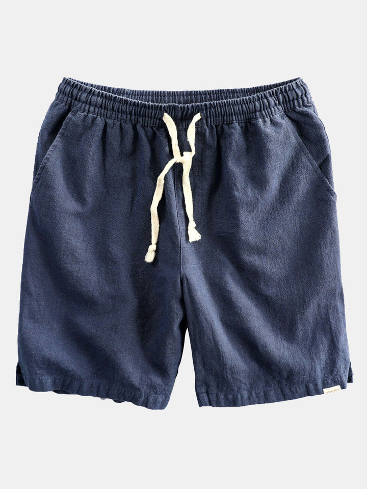 Leinen Viskose Hemd Shorts Set Herren von Heidi München – Ansicht 5