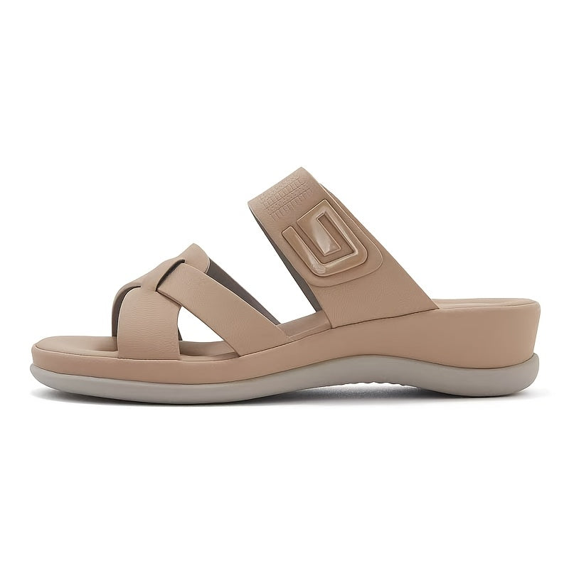 Sommer Slipper Damen mit Kreuzriemen von Heidi München – Ansicht 5