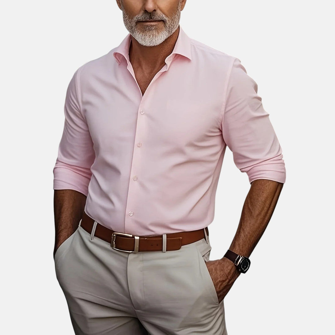 Herren Businesshemd Slim Fit Knitterfrei – Heidi München