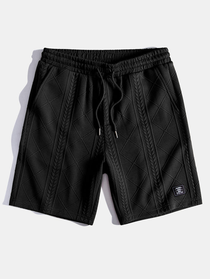 Jacquard T-Shirt Shorts Set Geometrisch von Heidi München – Ansicht 20