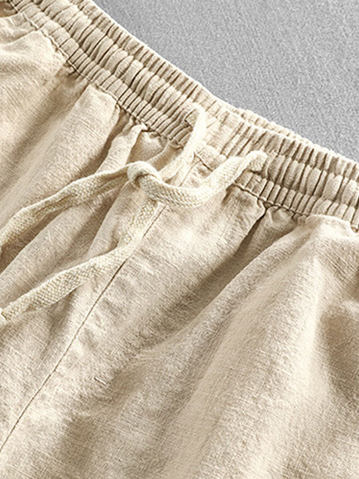 Leinen Viskose Hemd Shorts Set Herren von Heidi München – Ansicht 22