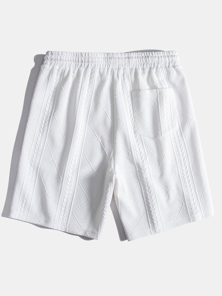 Jacquard T-Shirt Shorts Set Geometrisch von Heidi München – Ansicht 19