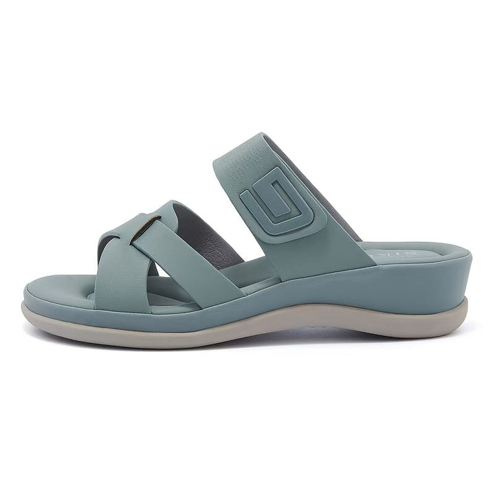 Sommer Slipper Damen mit Kreuzriemen von Heidi München – Ansicht 10