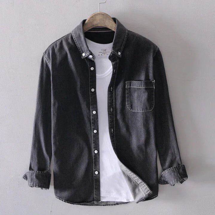 Herren Premium Denimhemd – Heidi München