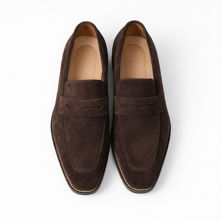 Nubukleder Loafer Herren Gepolstert von Heidi München – Ansicht 6