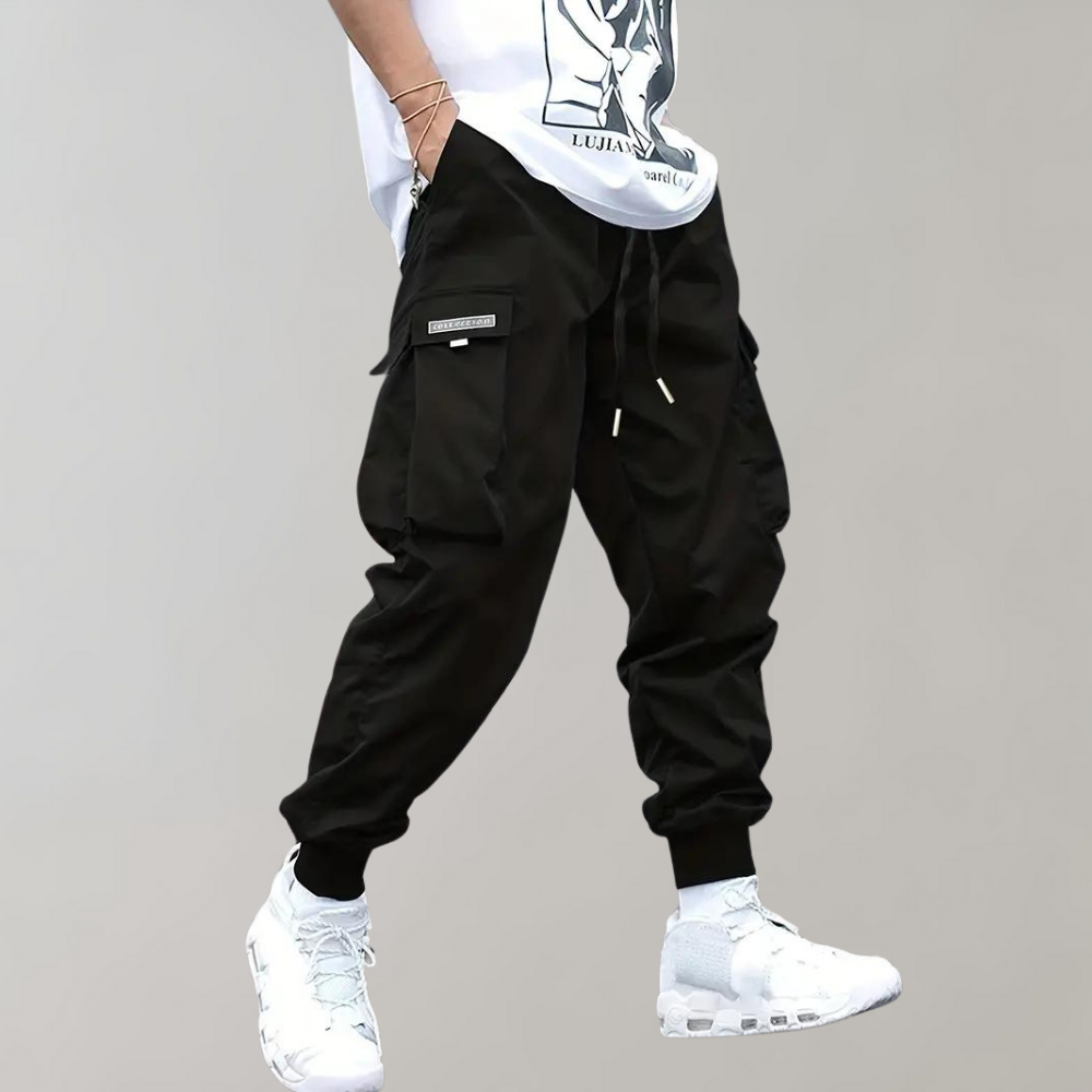 Herren Cargo Jogginghose Lila – Heidi München