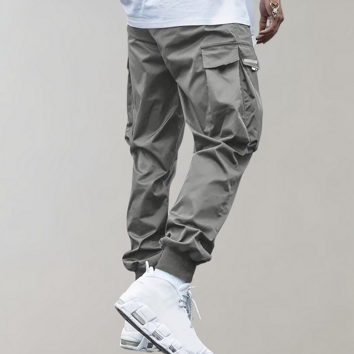 Herren Cargo Jogginghose Lila – Heidi München