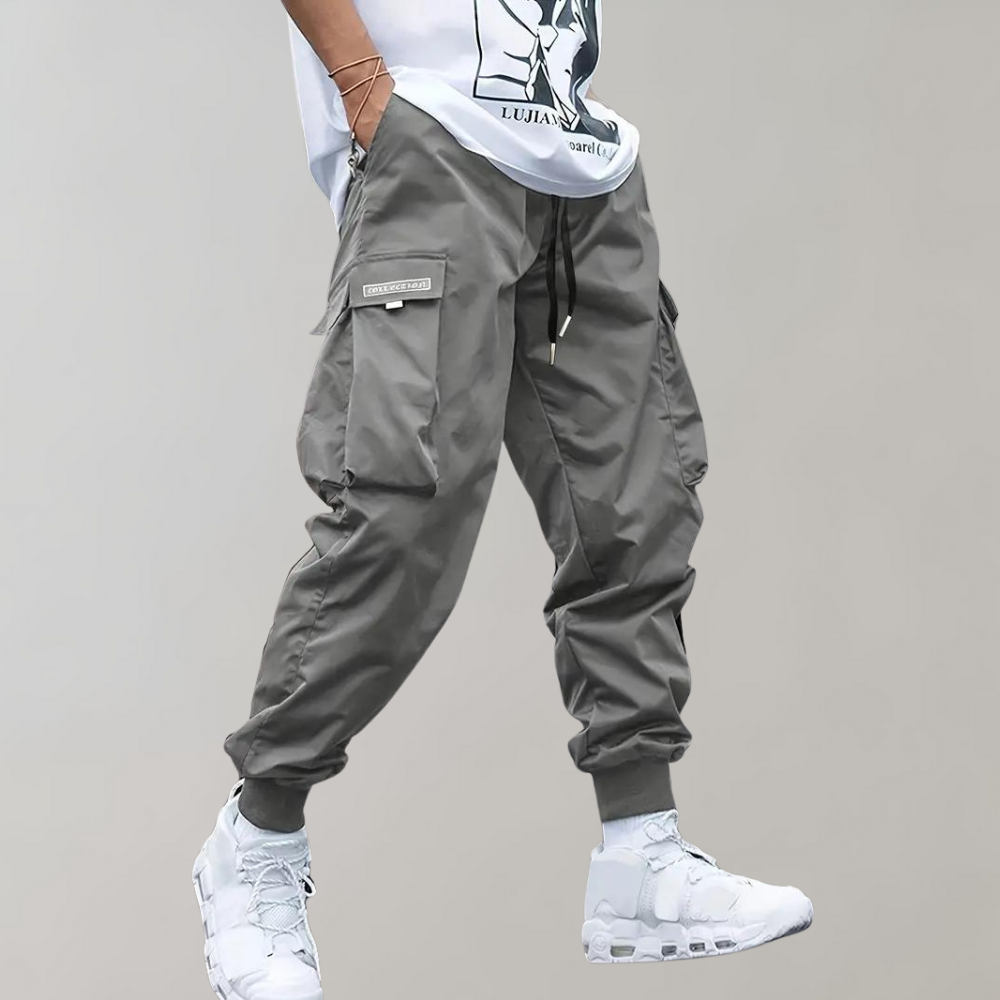 Herren Cargo Jogginghose Lila – Heidi München
