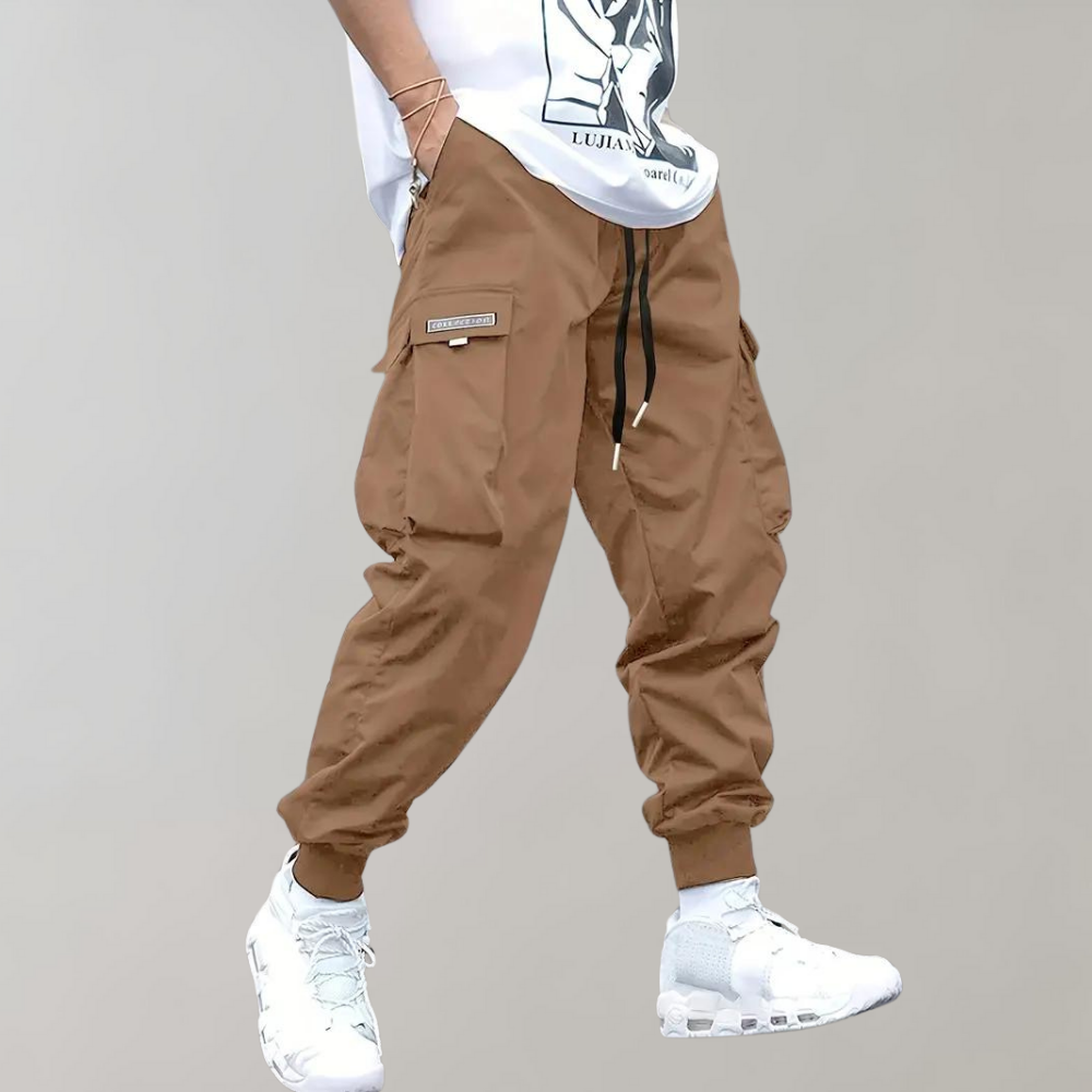 Herren Cargo Jogginghose Lila – Heidi München