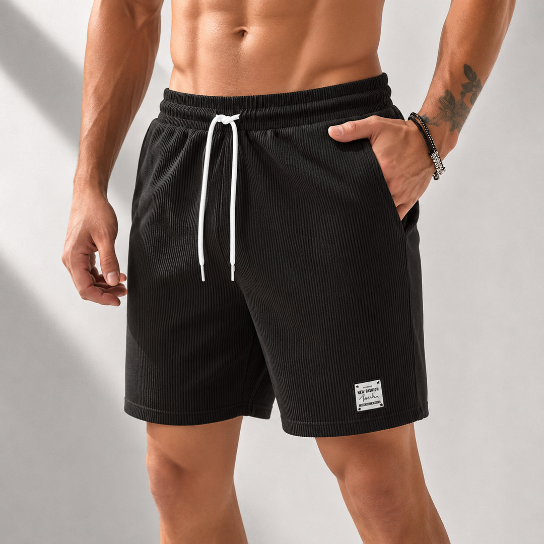 Cordshorts Herren mit Kordelzug von Heidi München – Ansicht 3