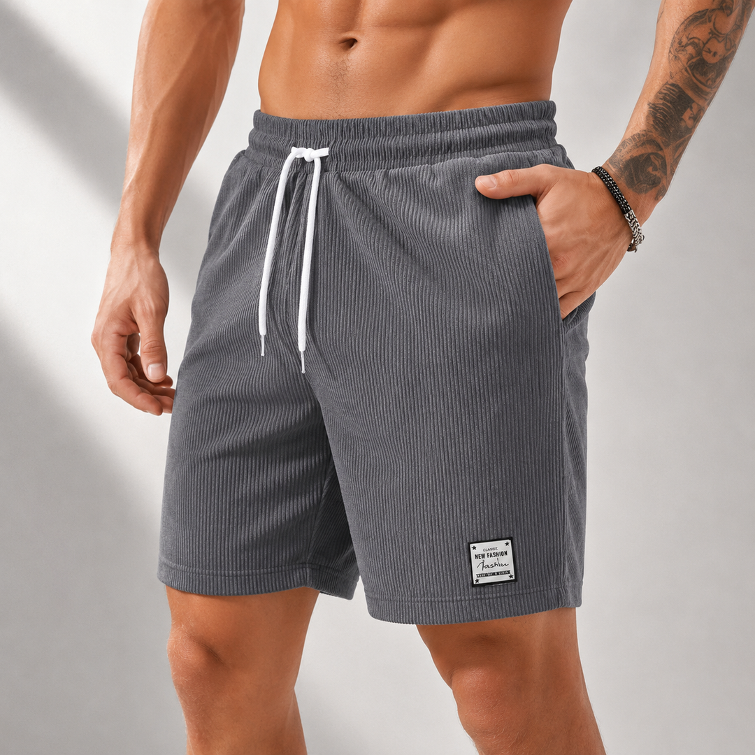 Cordshorts Herren mit Kordelzug von Heidi München – Ansicht 4