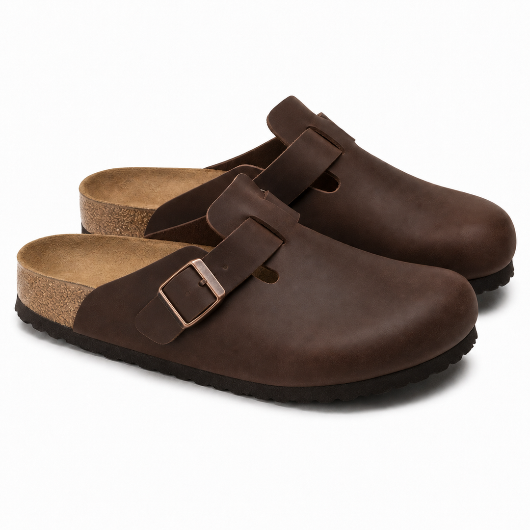 Heidi München | Leder Pantoletten Herren