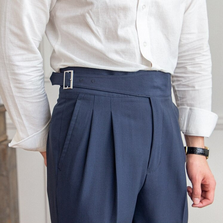 Ellis Herren Hose mit hoher Taille – Heidi München