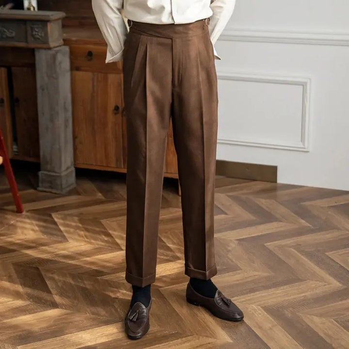 Herren Plissee-Hose – Heidi München