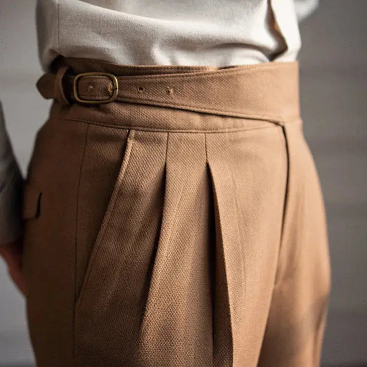 Herren Plissee-Hose – Heidi München