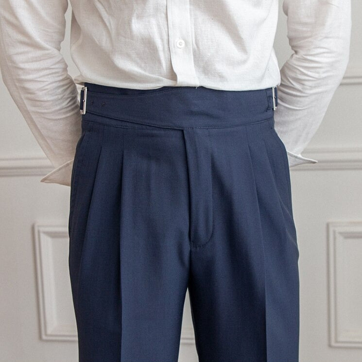 Ellis Herren Hose mit hoher Taille – Heidi München