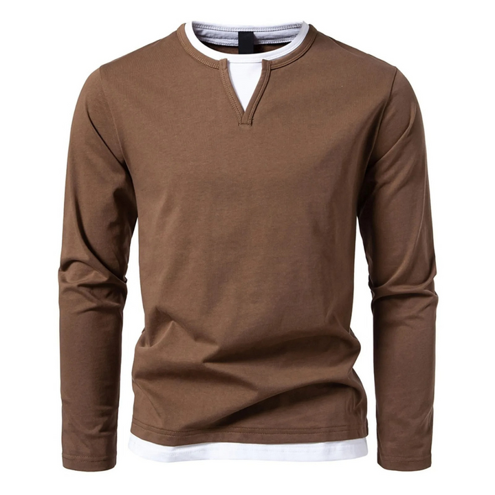 Herren Baumwoll Langarm-T-Shirt – Heidi München