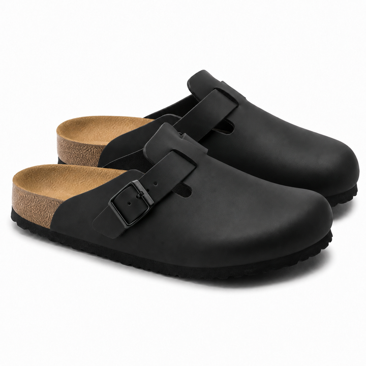Heidi München | Leder Pantoletten Herren