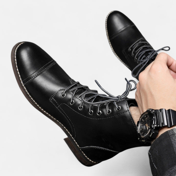 Herren Stiefel aus Kunstleder – Heidi München