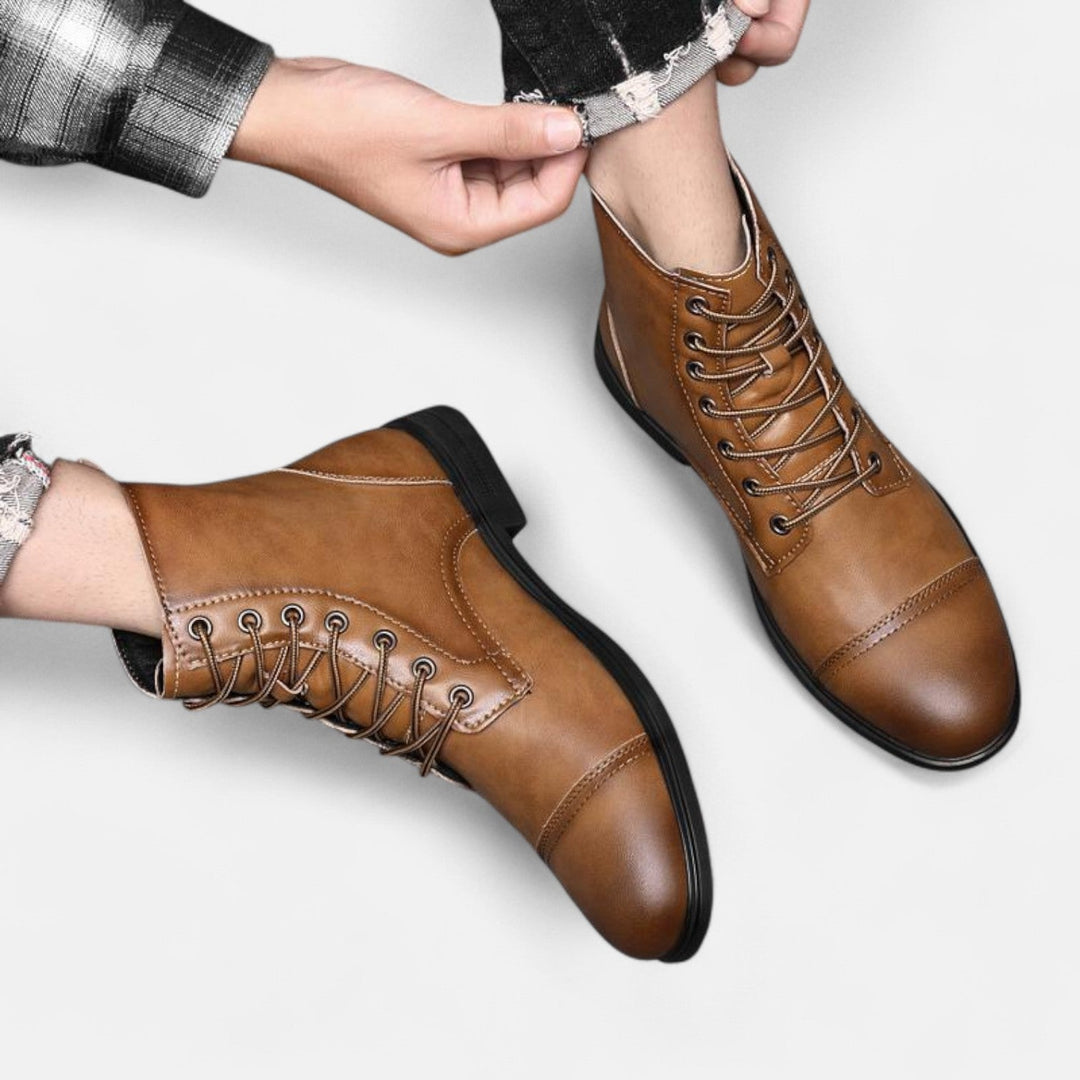 Herren Stiefel aus Kunstleder – Heidi München