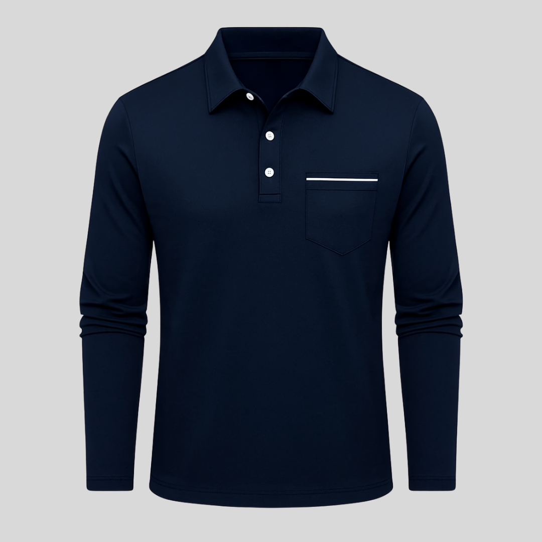 Herren Polohemd mit Tasche – Heidi München