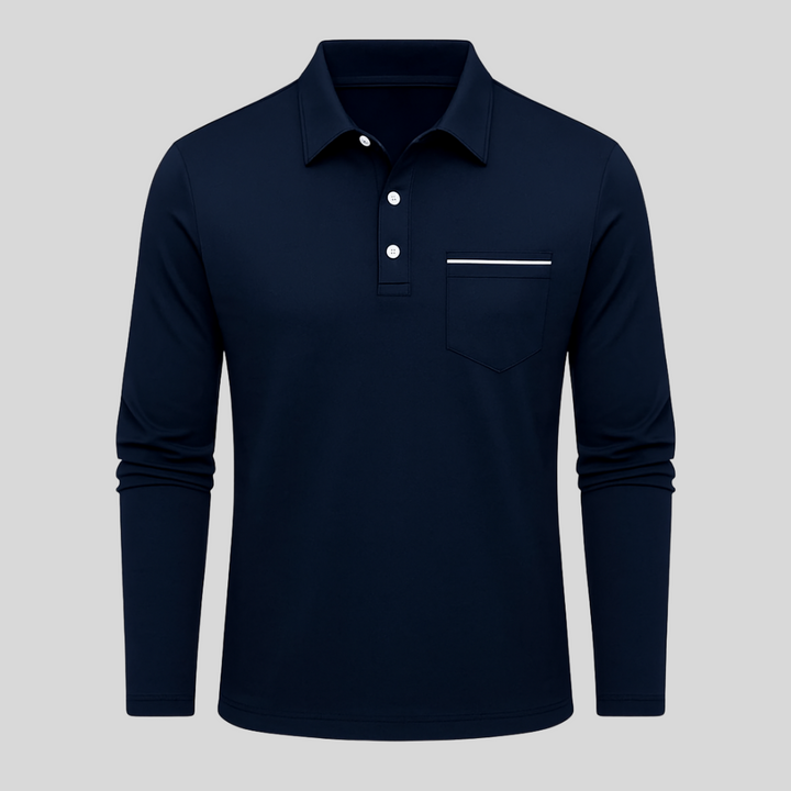 Herren Polohemd mit Tasche – Heidi München