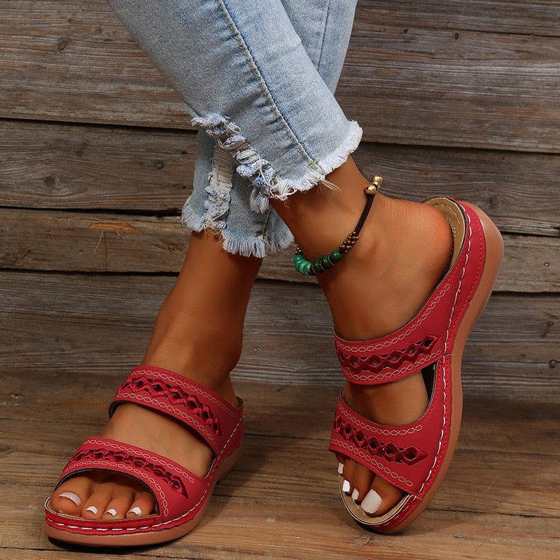Gepolsterte Orthopädische Sandalen von Heidi München – Ansicht 7