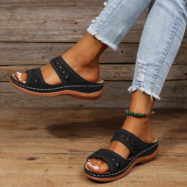 Gepolsterte Orthopädische Sandalen von Heidi München – Ansicht 11